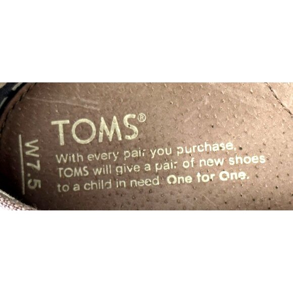 TOMS Womens Shoes Alpargata Slip On Original Canvas Classics Casual Gray 7.5 - Picture 10 of 13